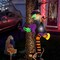 Halloween Inflatables Witch Outdoor Decorations 4 FT with Build-in LED Lights (Multicolor)
